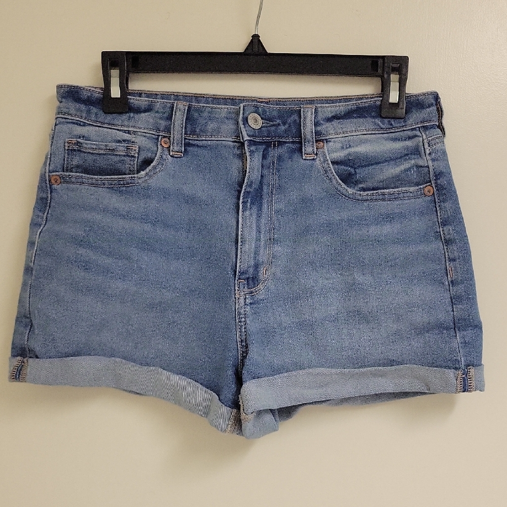 American Eagle Outfitters Blue Jean Shorts Casual Style